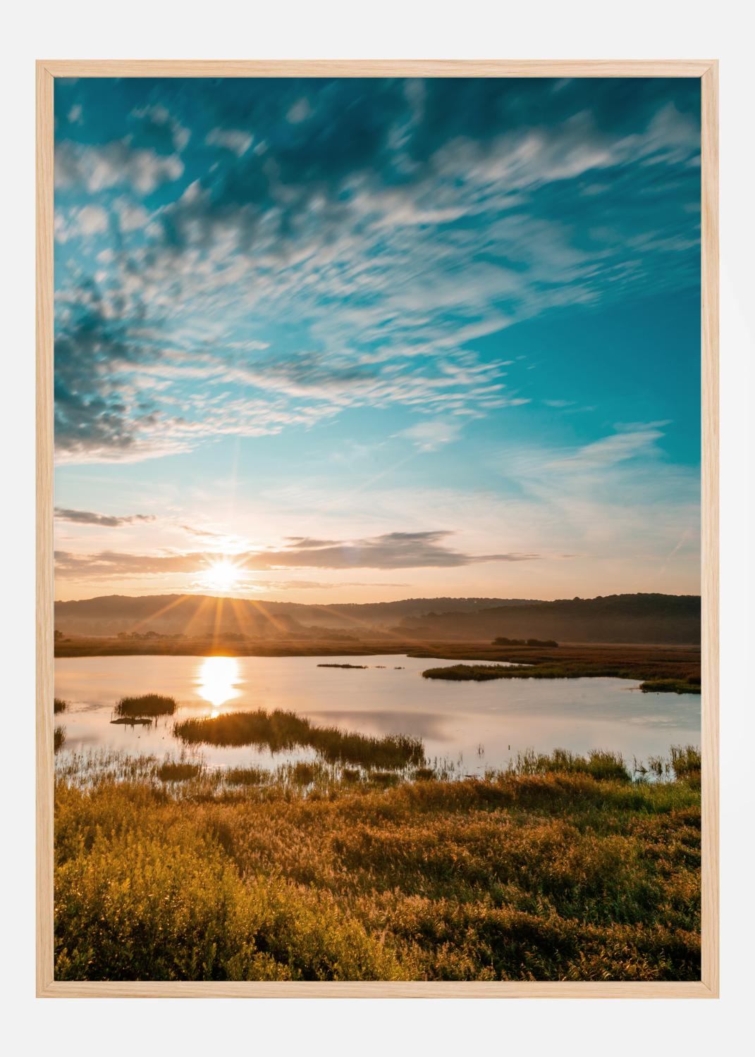 Product Image for Sunset Over Water Poster (21x29.7 cm (A4))