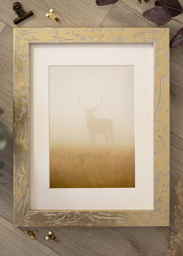 Ramverkstad 60x90 Ombud Fotolijst Freja Goud - Formaat naar keuze