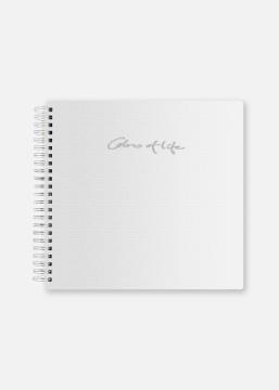 Burde Colors of Life Wit - 24x23 cm (48 zwarte zijden / 24 bladen)
