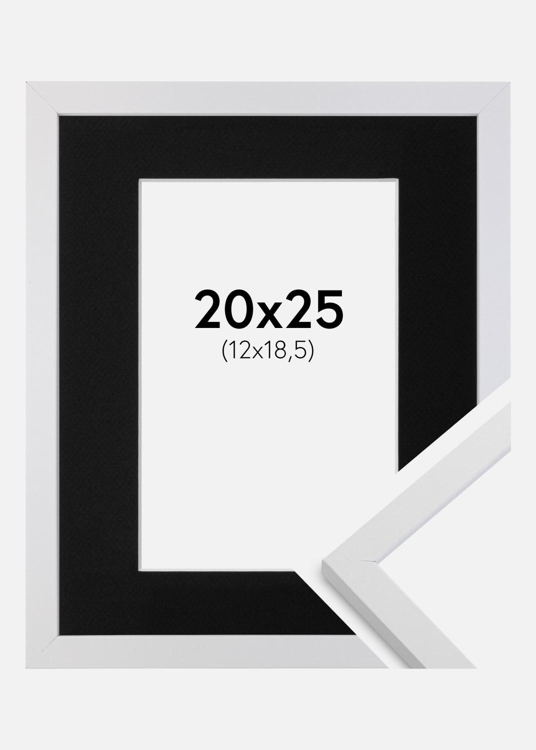 Product Image for Fotolijst Trendy Wit 20x25 cm - Passe-partout Zwart 13x19,5 cm