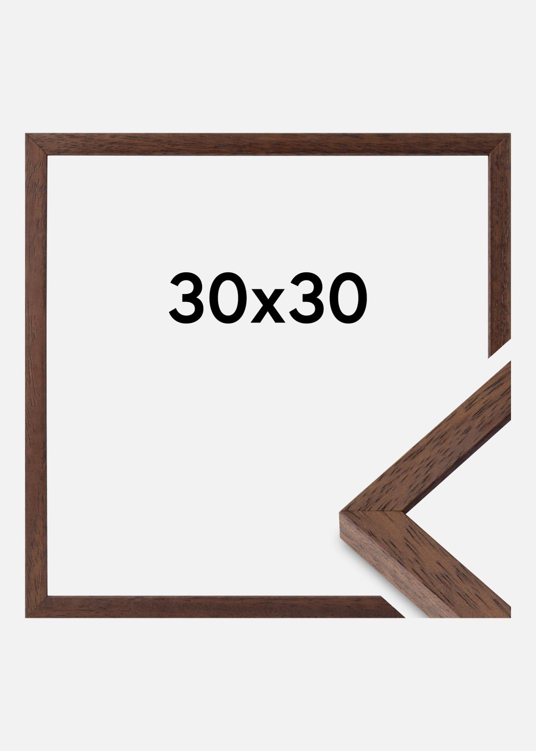 Product Image for Fotolijst Ares Acrylglas Teak 30x30 cm