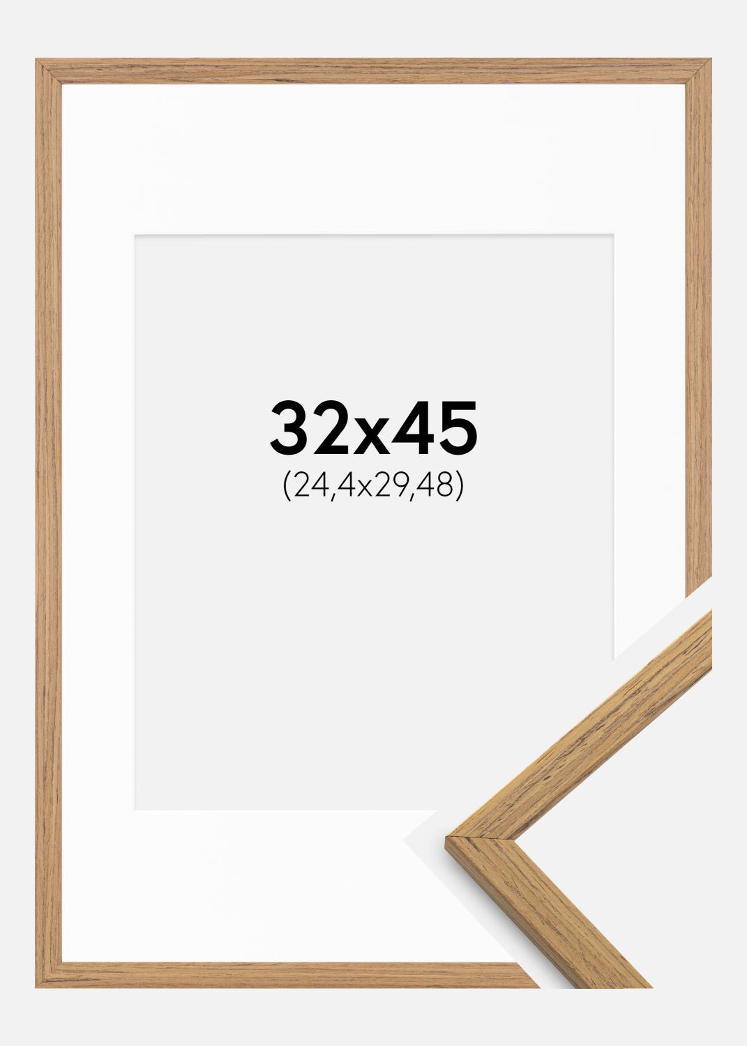 Product Image for Fotolijst Edsbyn Teak 32x45 cm - Passe-partout Wit 10x12 inches