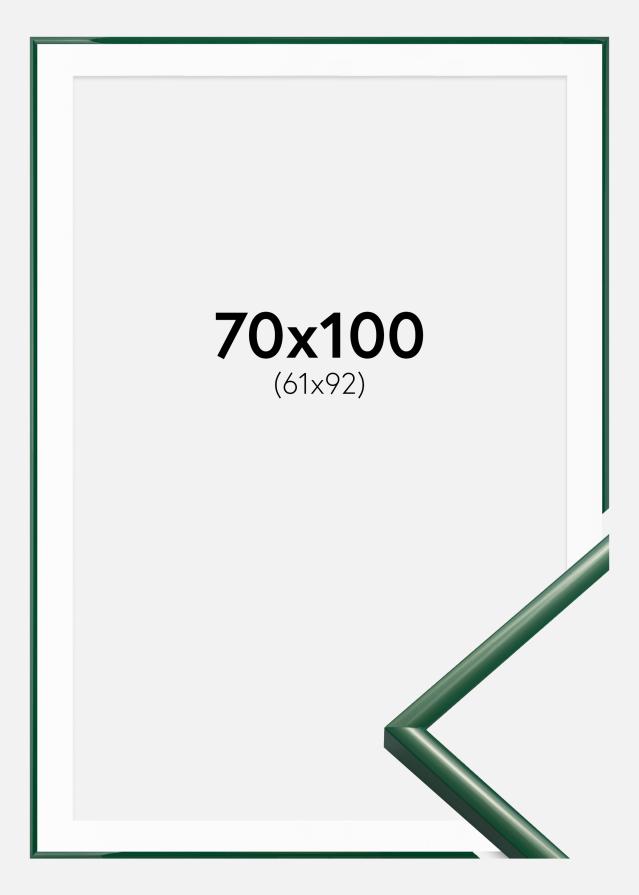 Ram med passepartou Fotolijst New Lifestyle Moss Green 70x100 cm - Passe-partout Wit 62x93 cm