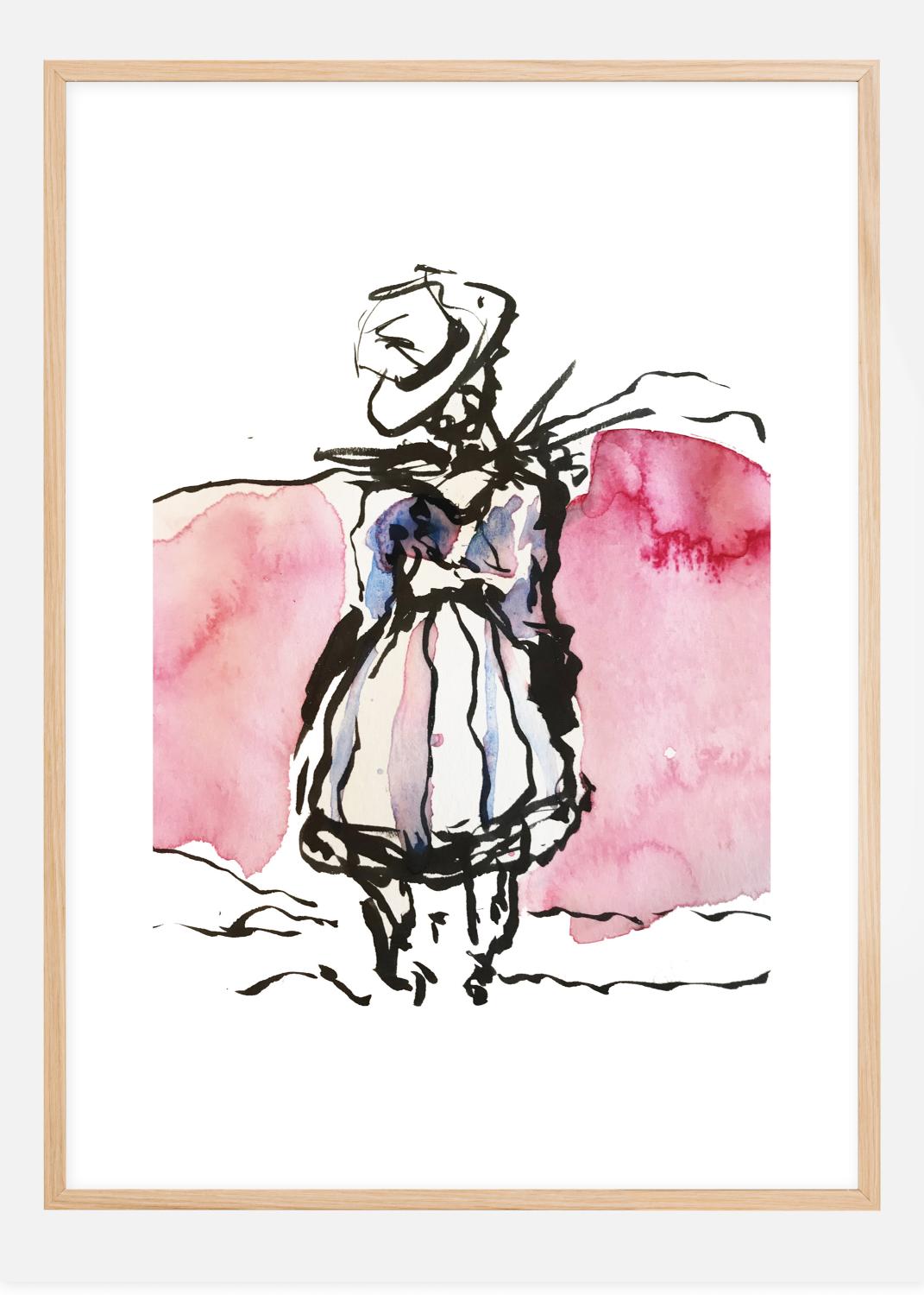 Product Image for Woman in the horizon Poster (21x29,7 cm (A4))