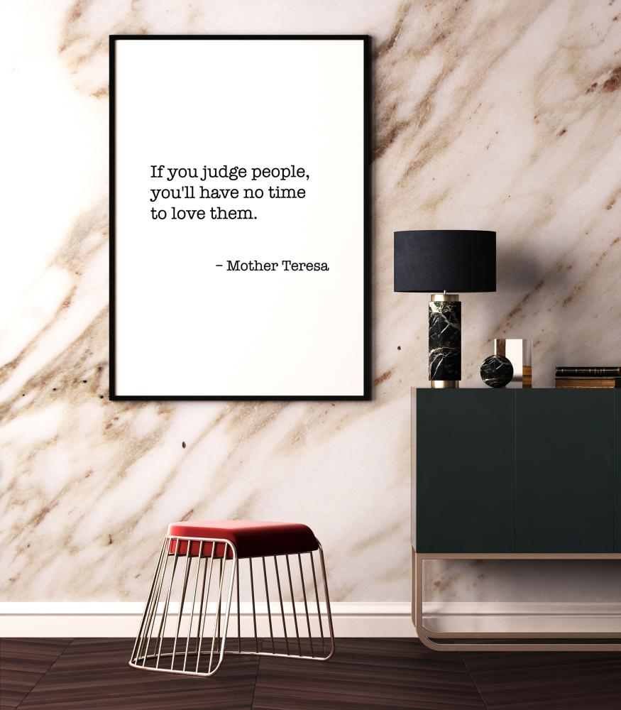 Bildverkstad Moeder Teresa Citaat Poster