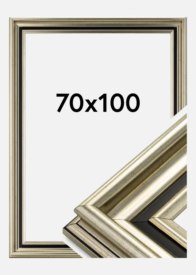 Ramverkstad Fotolijst Gysinge Premium Zilver 70x100 cm