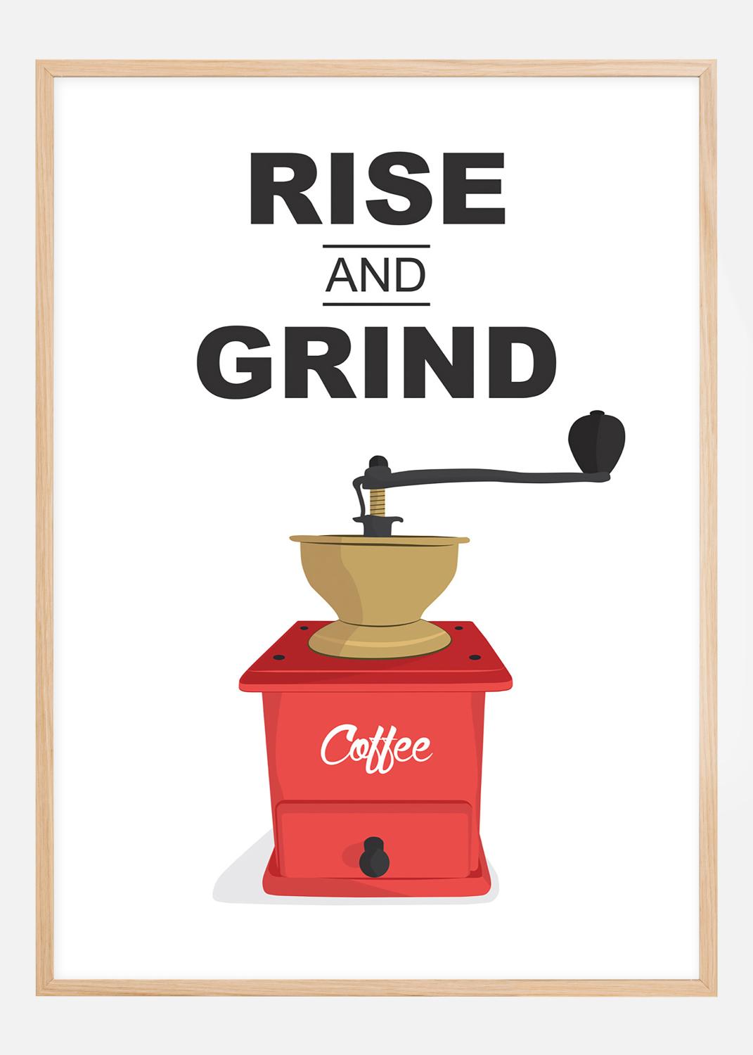 Product Image for Rise and Grind, Coffee Poster (40x50 cm)