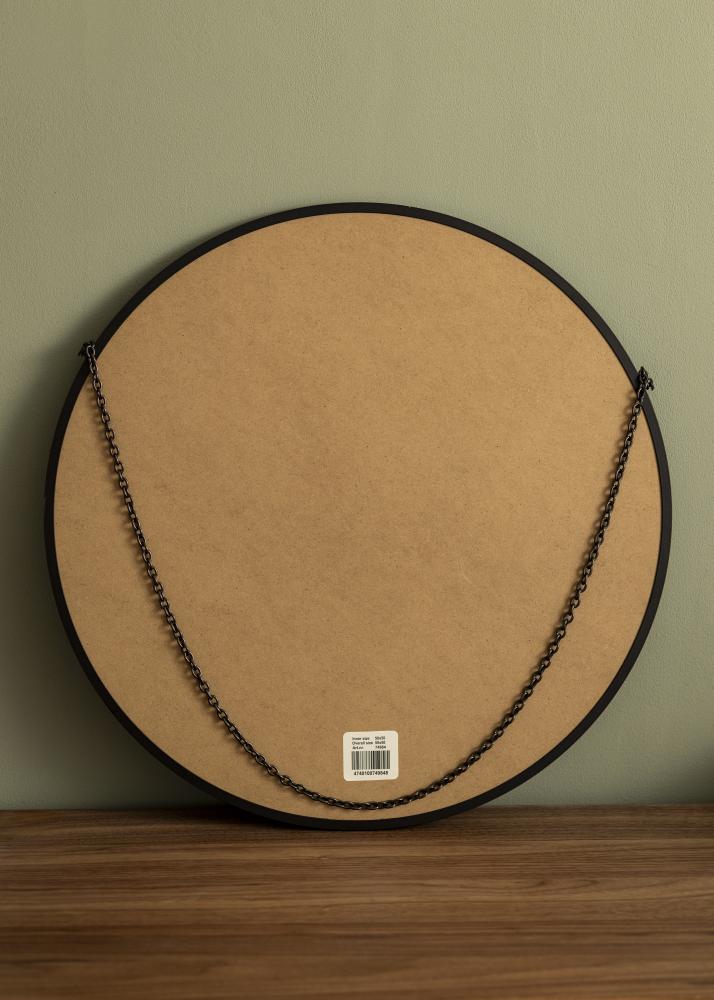 Artlink Ronde Spiegel Modern Zwart 51 cm Ø