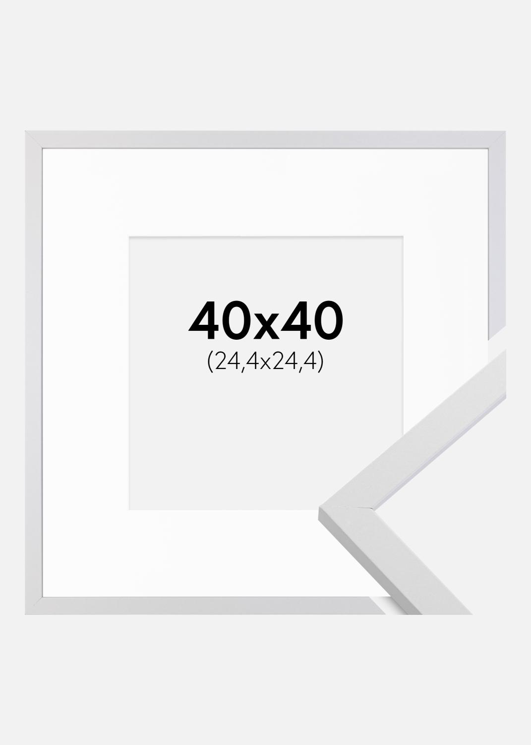 Product Image for Fotolijst Trendy Wit 40x40 cm - Passe-partout Wit 10x10 inches