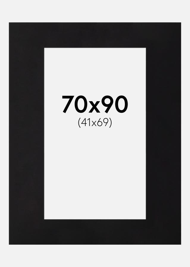 Artlink Passe-partout Zwart Standaard (Witte Kern) 50x80 (41x69)