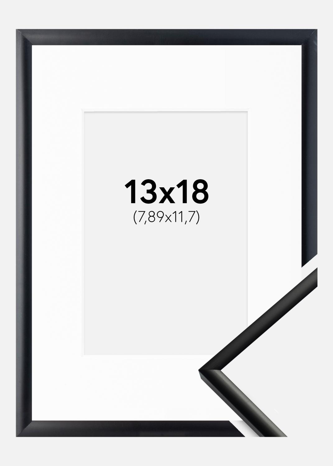 Product Image for Fotolijst New Lifestyle Mat Zwart 13x18 cm - Passe-partout Wit 3,5x5 inches
