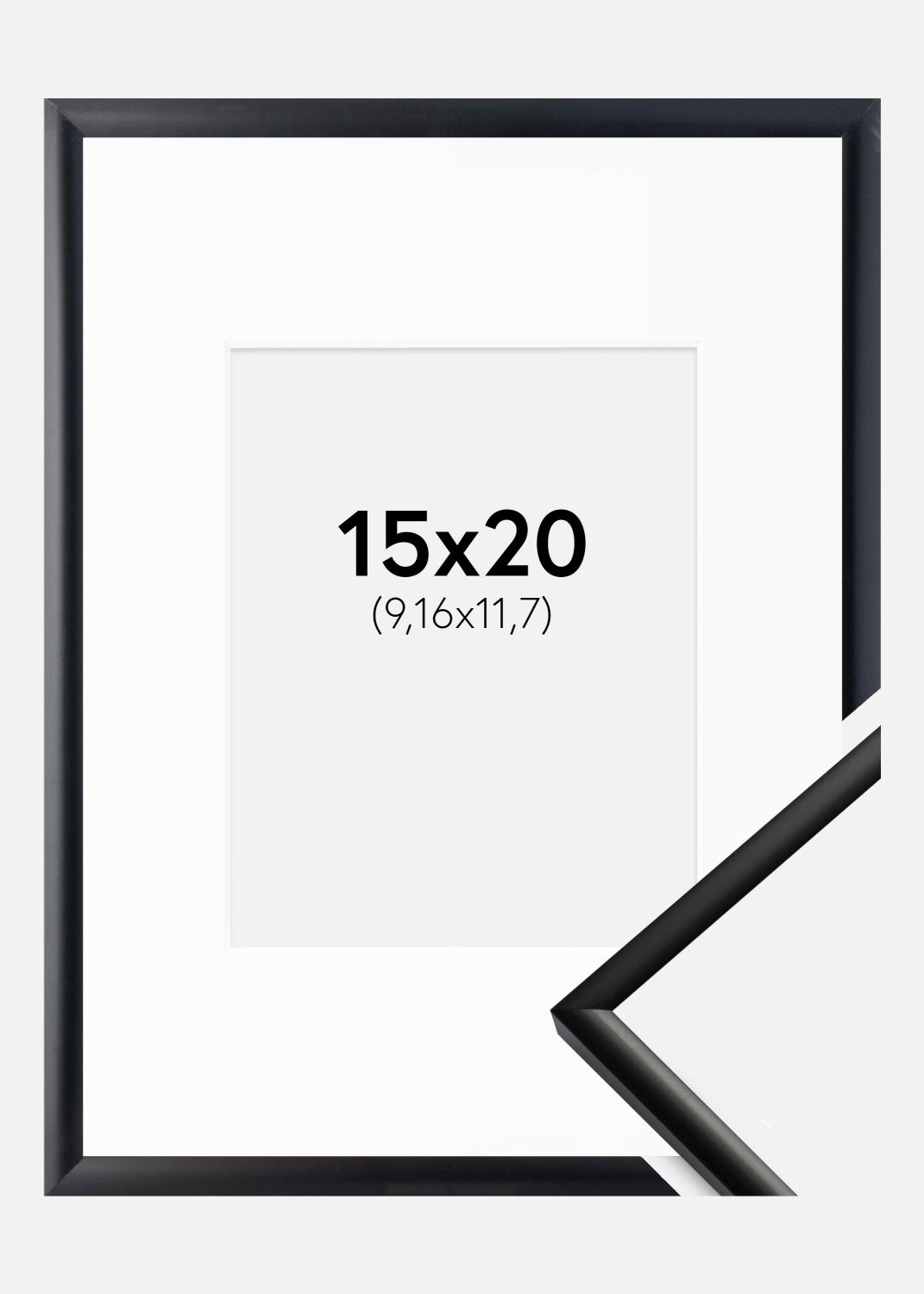 Product Image for Fotolijst New Lifestyle Mat Zwart 15x20 cm - Passe-partout Wit 4x5 inches