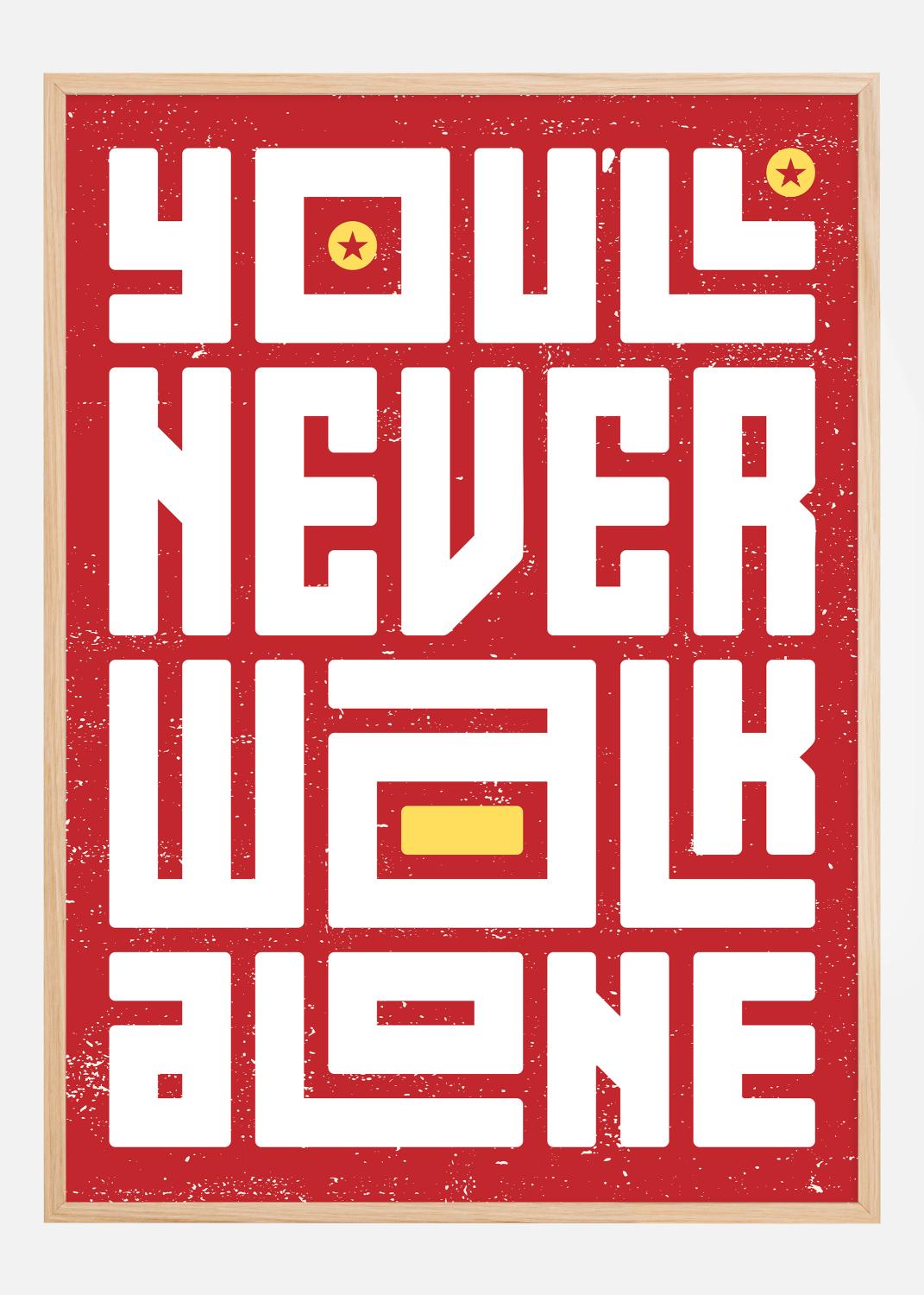 Product Image for YNWA Text Poster (21x29.7 cm (A4))