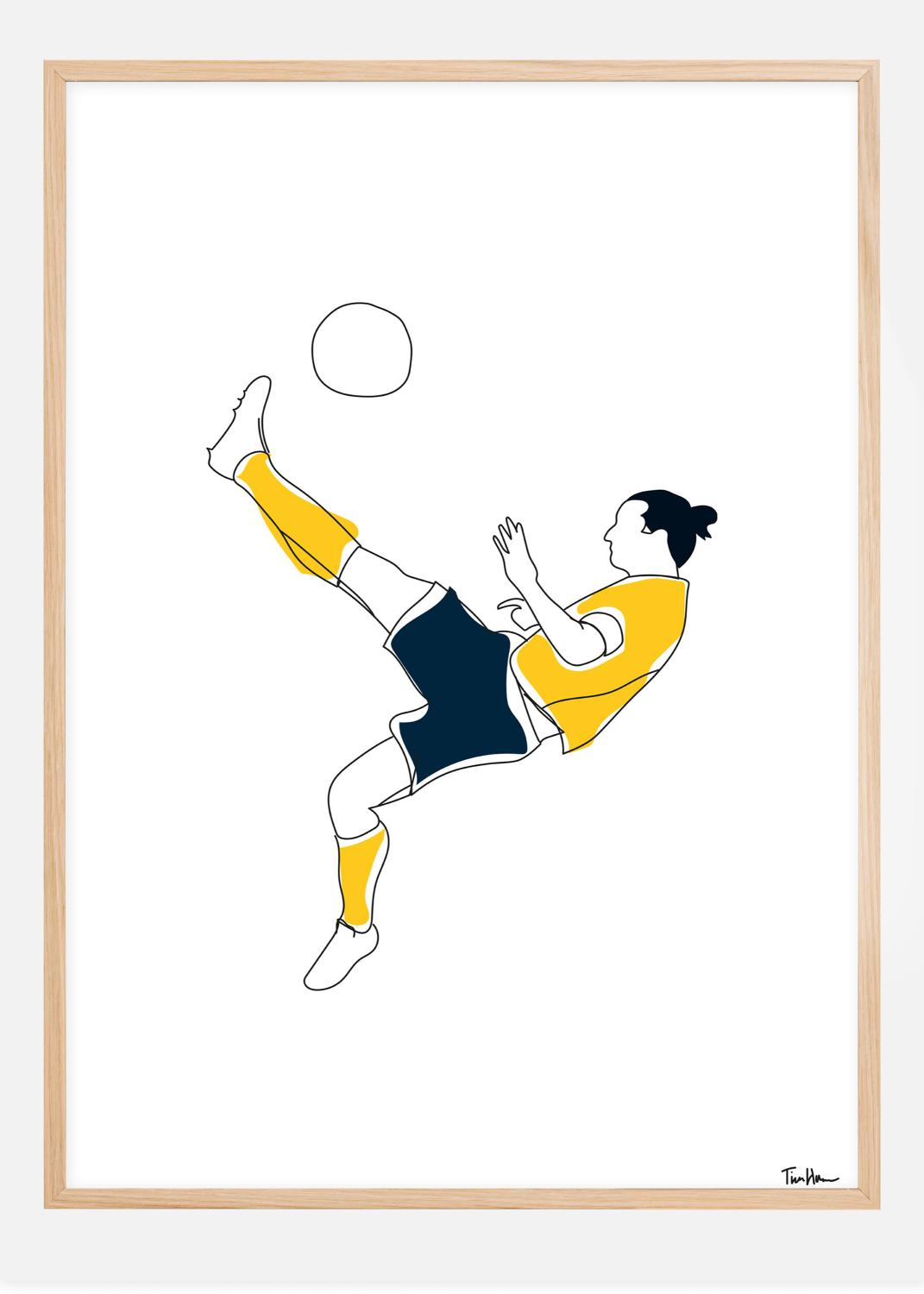 Product Image for Zlatan bicicleta Poster (21x29,7 cm (A4))