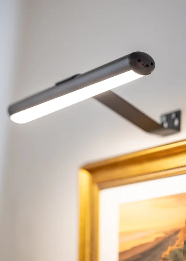 KAILA KAILA Lux Batterijgevoede Schilderijverlichting 33 cm - Zwart