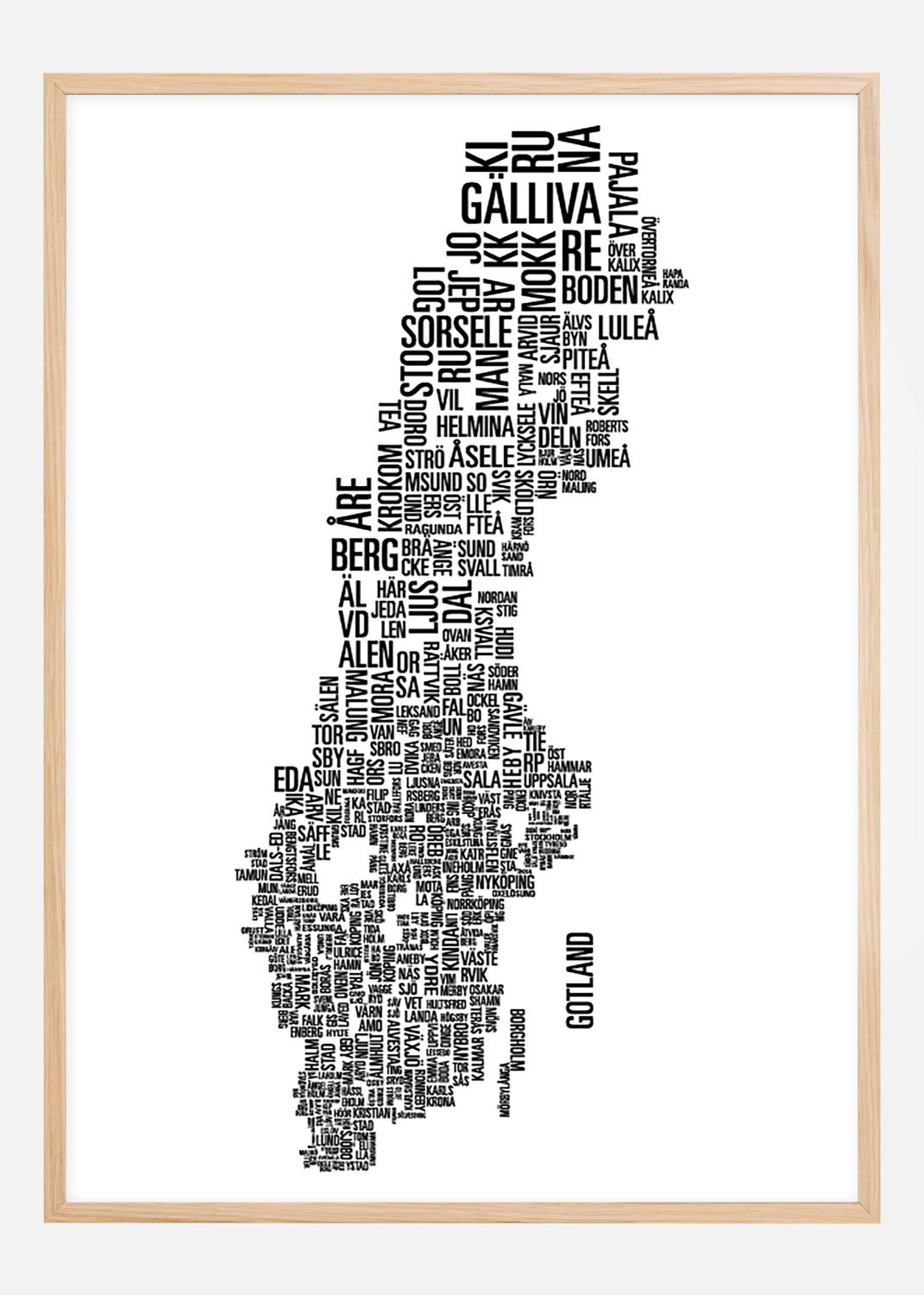Product Image for Kommuner i Sverige Poster