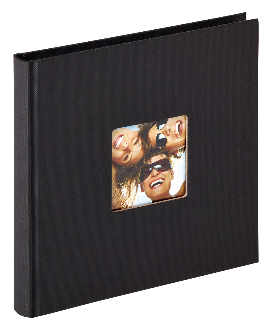 BGA Nordic Fun Album Zwart - 18x18 cm (30 Zwarte zijden / 15 bladen)