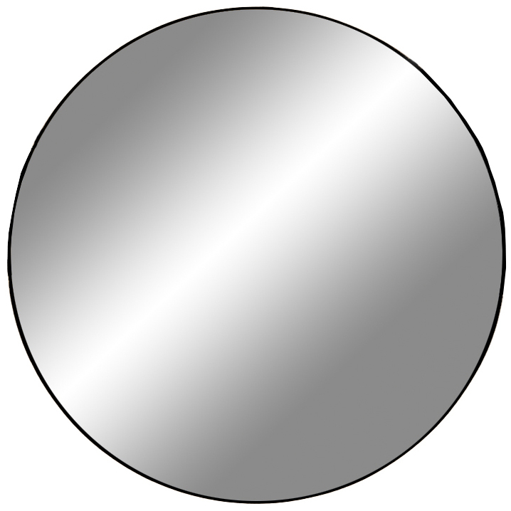 KAILA KAILA Round Mirror - Thin Black 60 cm Ø