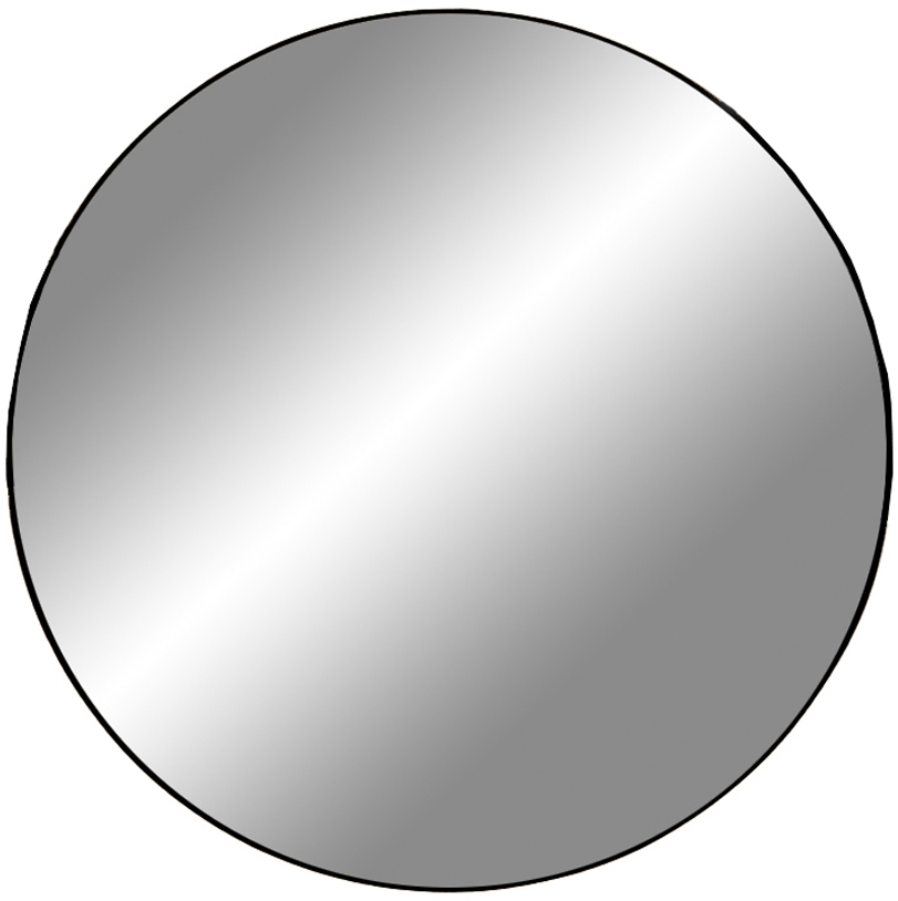 KAILA KAILA Round Mirror - Thin Black 80 cm Ø