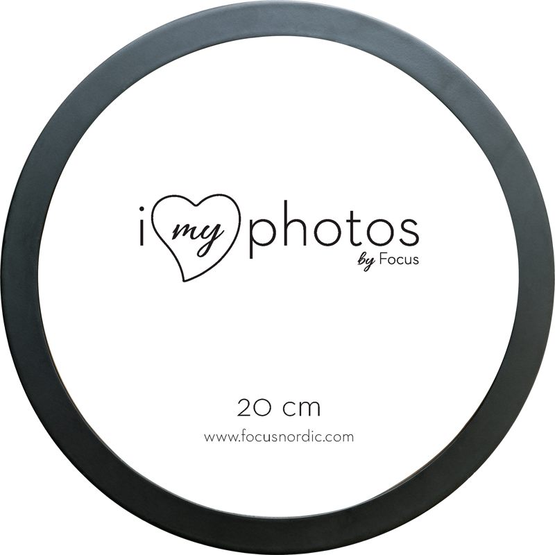 Focus Fotolijst Soul Zwart 20 cm Ø