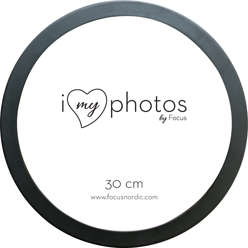Focus Fotolijst Soul Zwart 30 cm Ø
