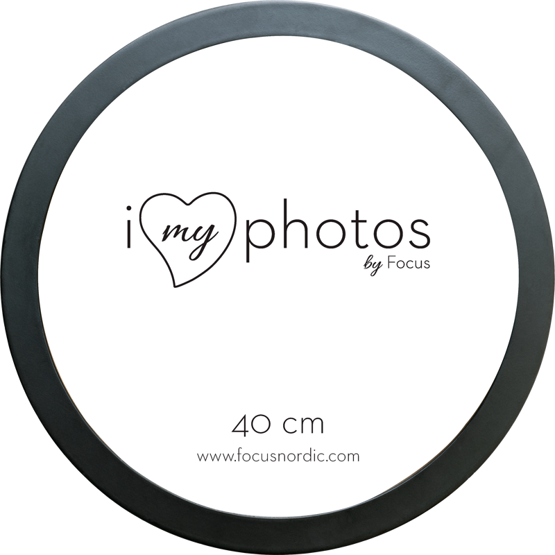 Focus Fotolijst Soul Zwart 40 cm Ø