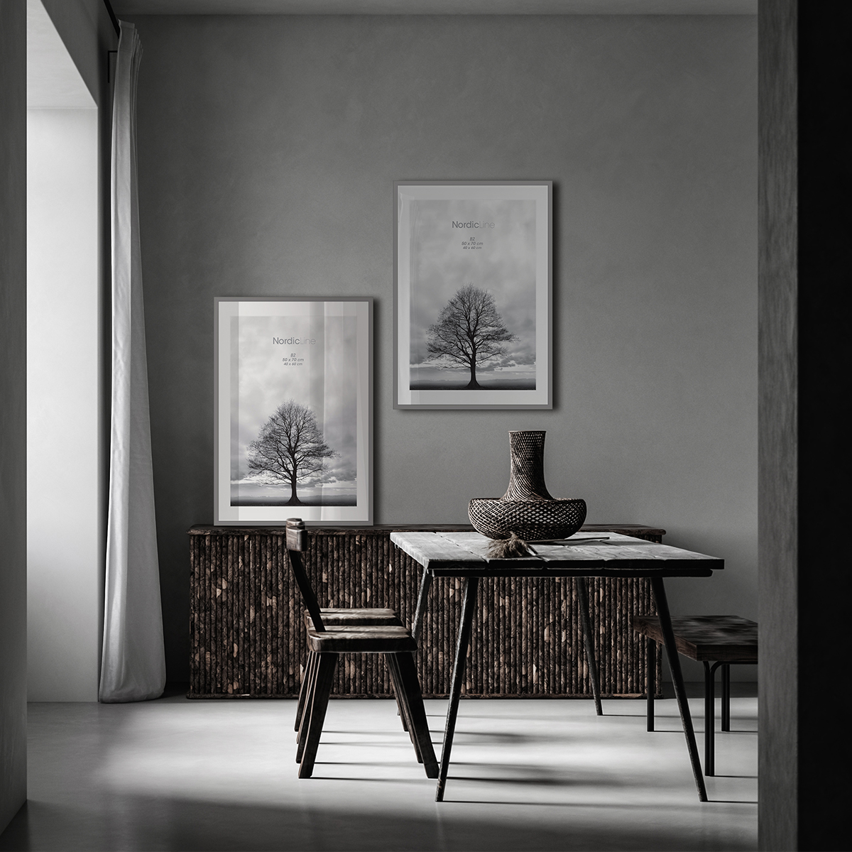 Incado Fotolijst NordicLine Modern Grey 50x70 cm