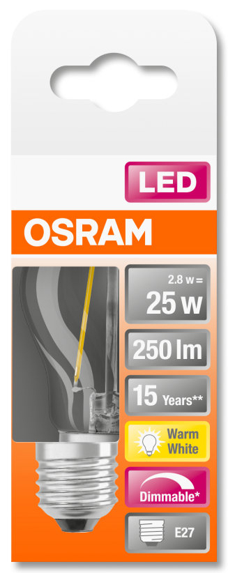 Aneta Belysning Osram Parathom Bol LED - E27 2,8W