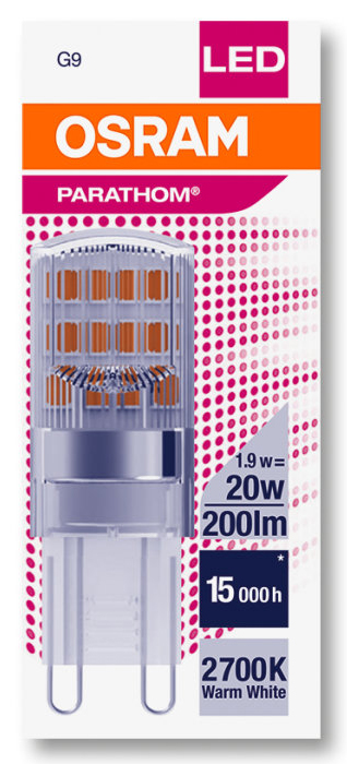 Aneta Belysning Osram Parathom Pin LED - G9 1,9W