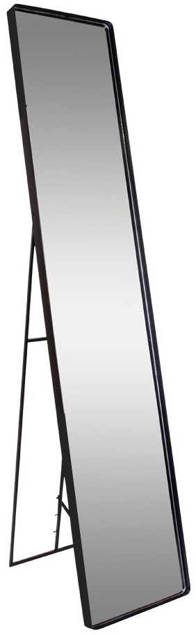 House Nordic Avola Stand Mirror Zwart 35x170 cm