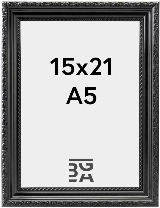 Galleri 1 Fotolijst Abisko Acrylglas Zwart 15x21 cm (A5)