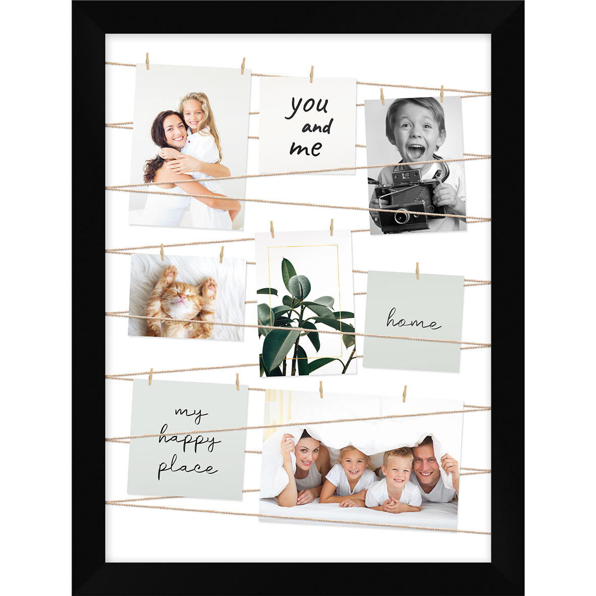 Product Image for Fotogalleri Collagelijst Zwart 50x70 cm