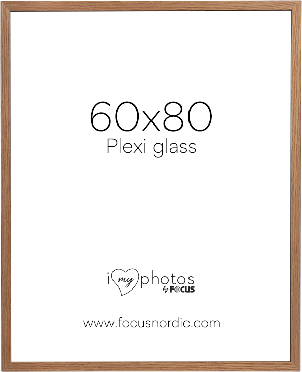 Focus Fotolijst Soul Oak Veneer Acrylglas 60x80 cm