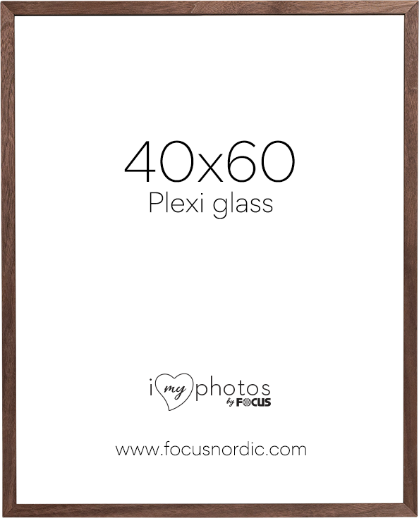 Focus Fotolijst Soul Walnut Veneer Acrylglas 40x60 cm