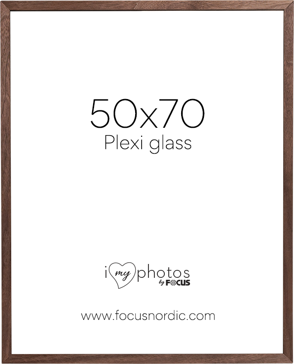 Focus Fotolijst Soul Walnut Veneer Acrylglas 50x70 cm