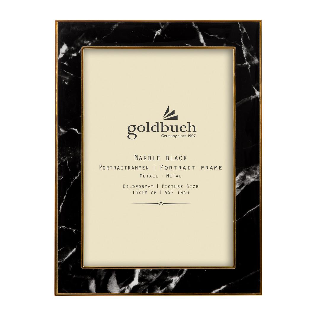 Goldbuch Fotolijst Marble Zwart 13x18 cm