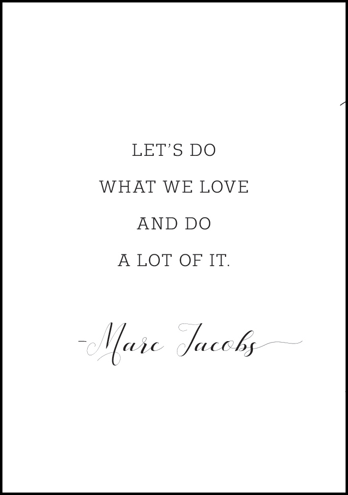 Bildverkstad Let's do what we love and do a lot of it Poster