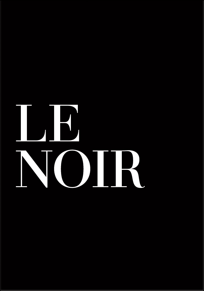 Bildverkstad Le Noir Poster