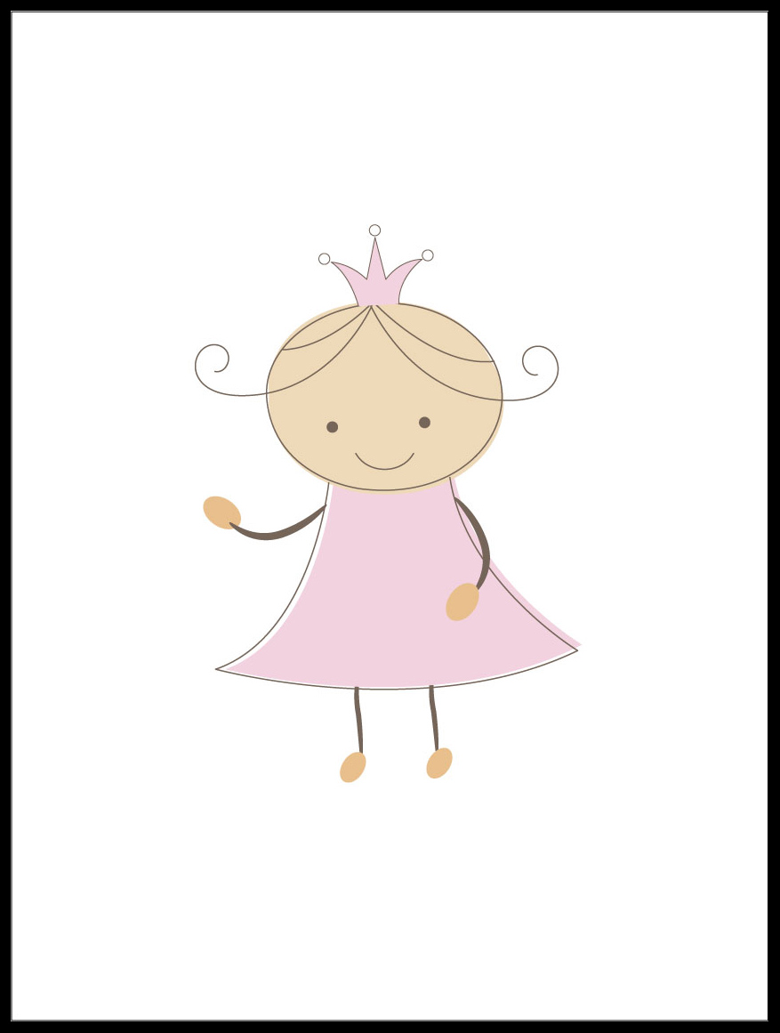Lagervaror egen produktion Prinses Poster