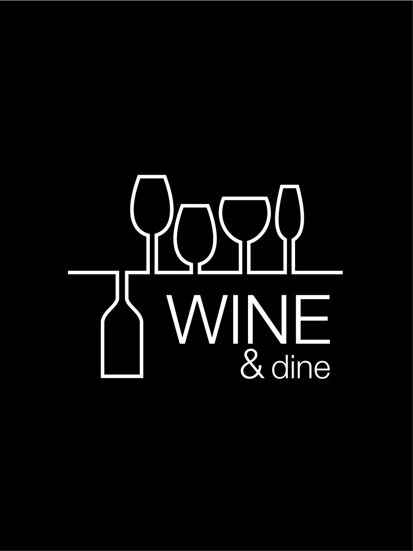 Bildverkstad Wine & dine - Black Poster