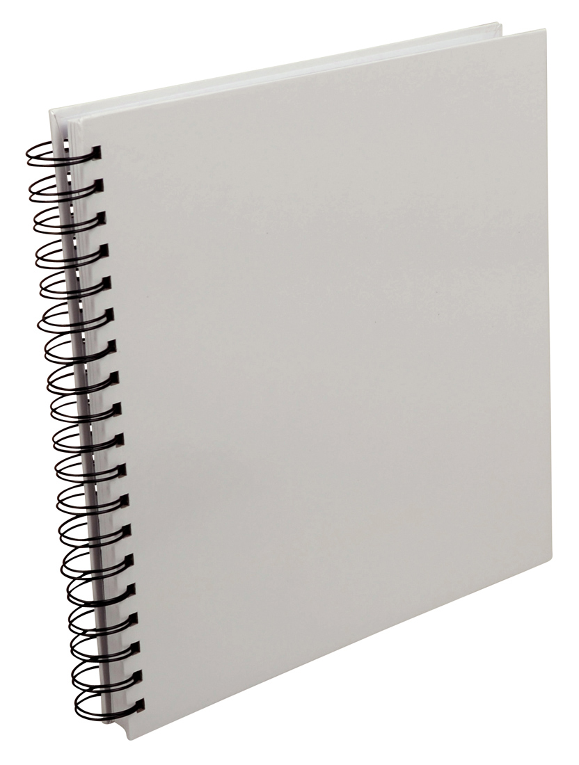 Estancia Vierkant Spiraalfotoalbum Wit - 25x25 cm (80 Wit pagina's / 40 bladen)