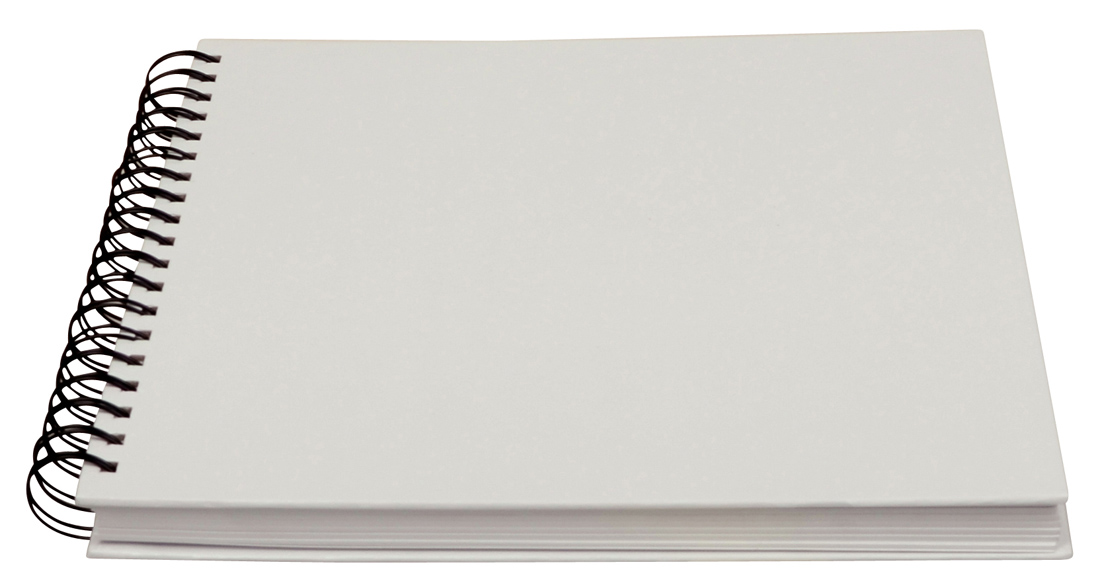 Estancia Vierkant Spiraalfotoalbum Wit -25x25 cm (80 Wit zijden / 40 bladen)