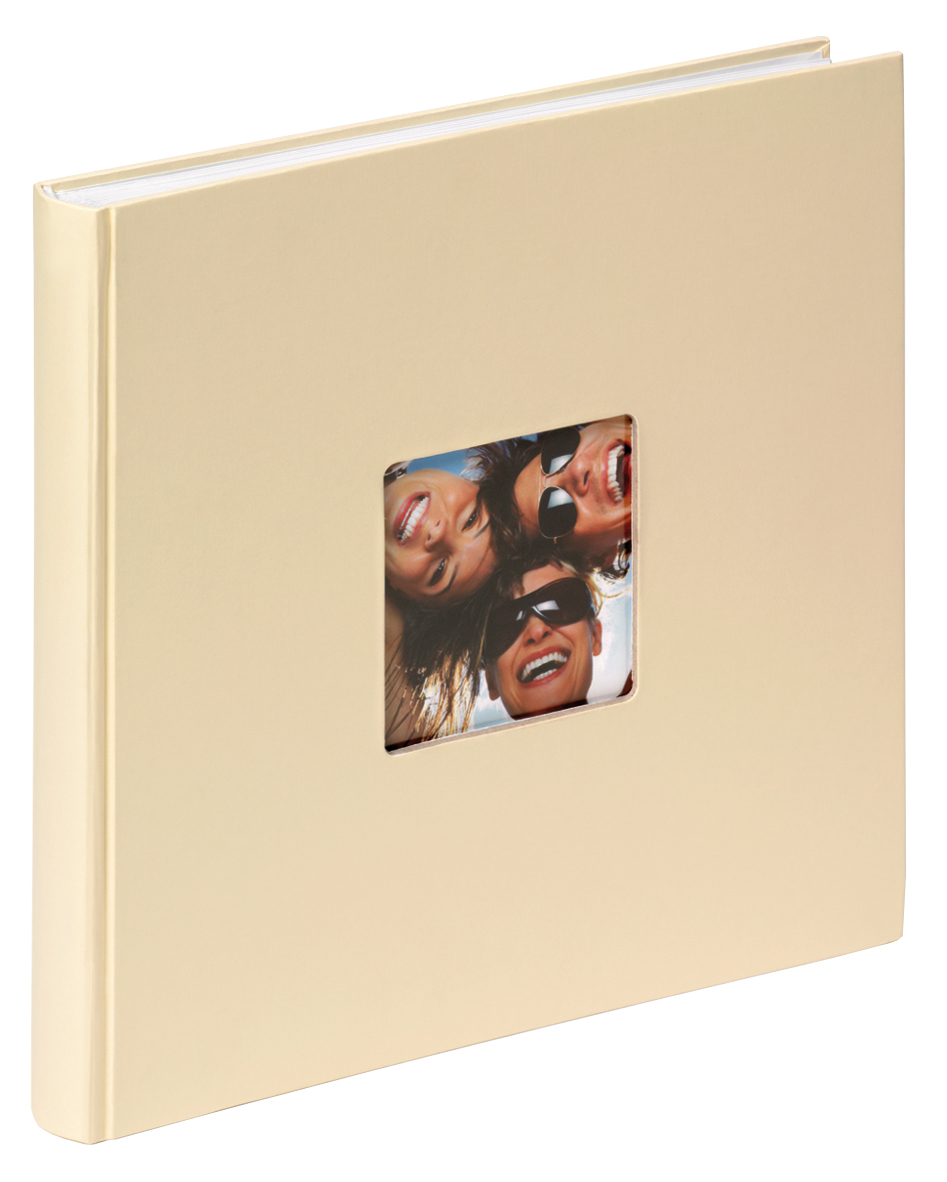 Walther Fun Album Crme - 26x25 cm (40 Witte zijden / 20 bladen)