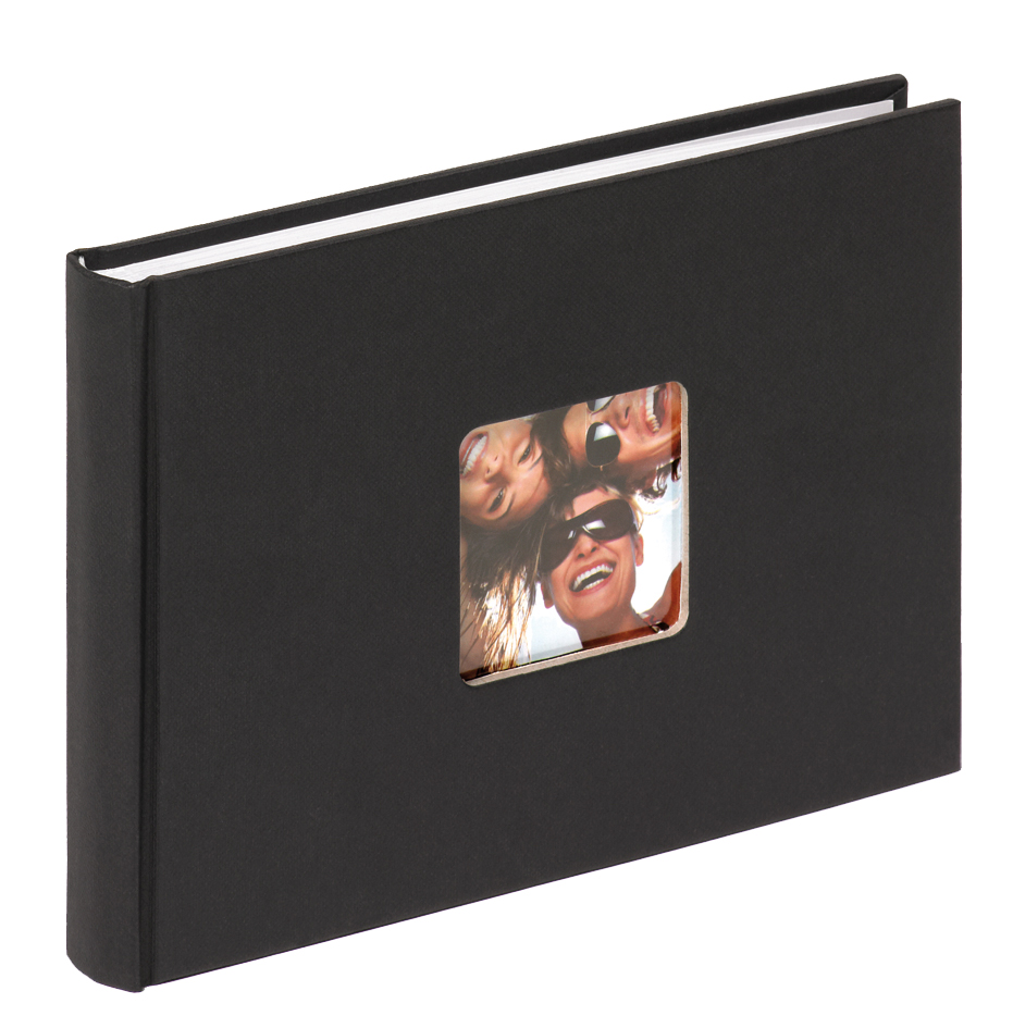 Walther Fun Album Zwart - 22x16 cm (40 Witte zijden / 20 bladen)