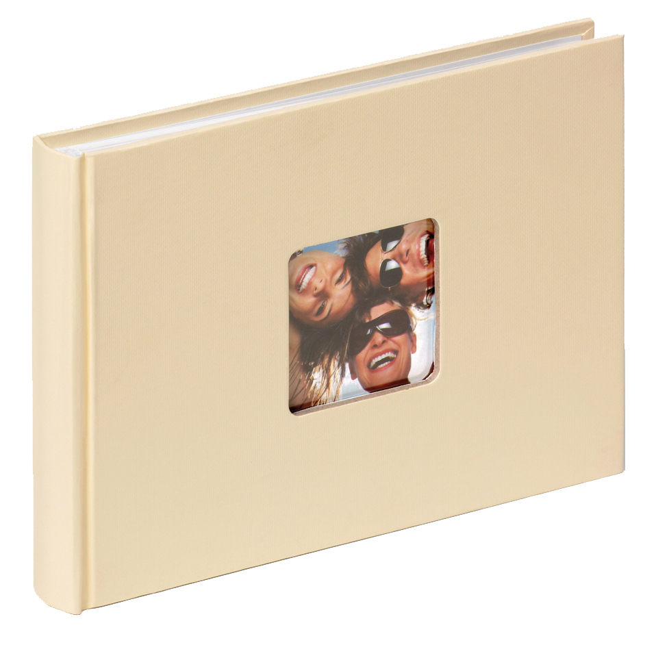 Walther Fun Album Crme - 22x16 cm (40 Witte zijden / 20 bladen)