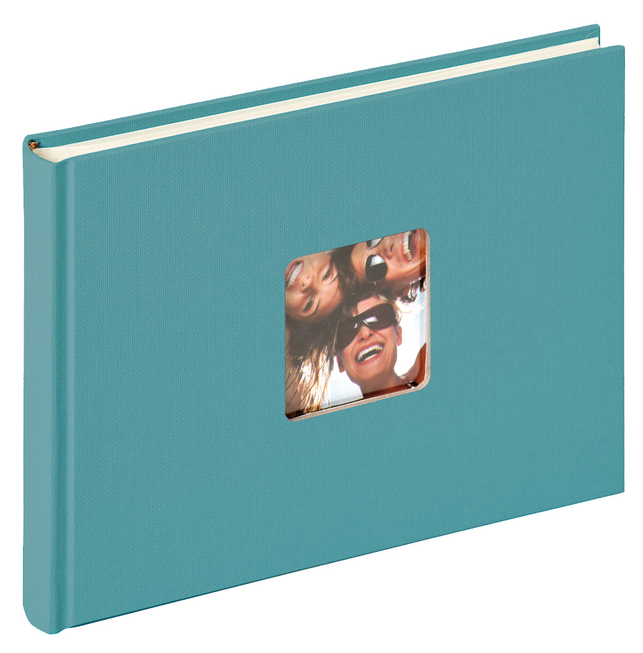 Walther Fun Album Turquoise - 22x16 cm (40 Witte zijden / 20 bladen)