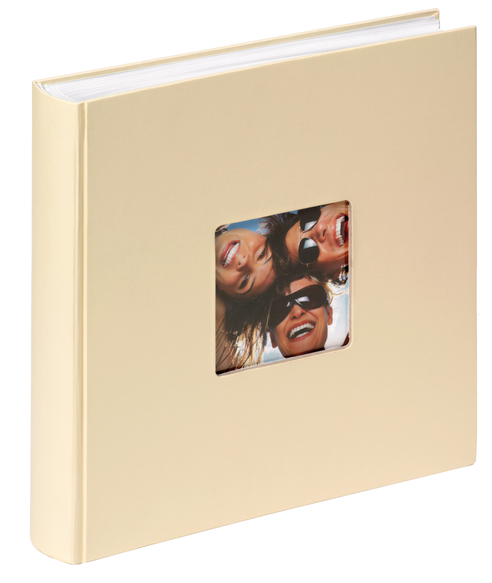 Walther Fun Album Crme - 30x30 cm (100 Witte zijden / 50 bladen)
