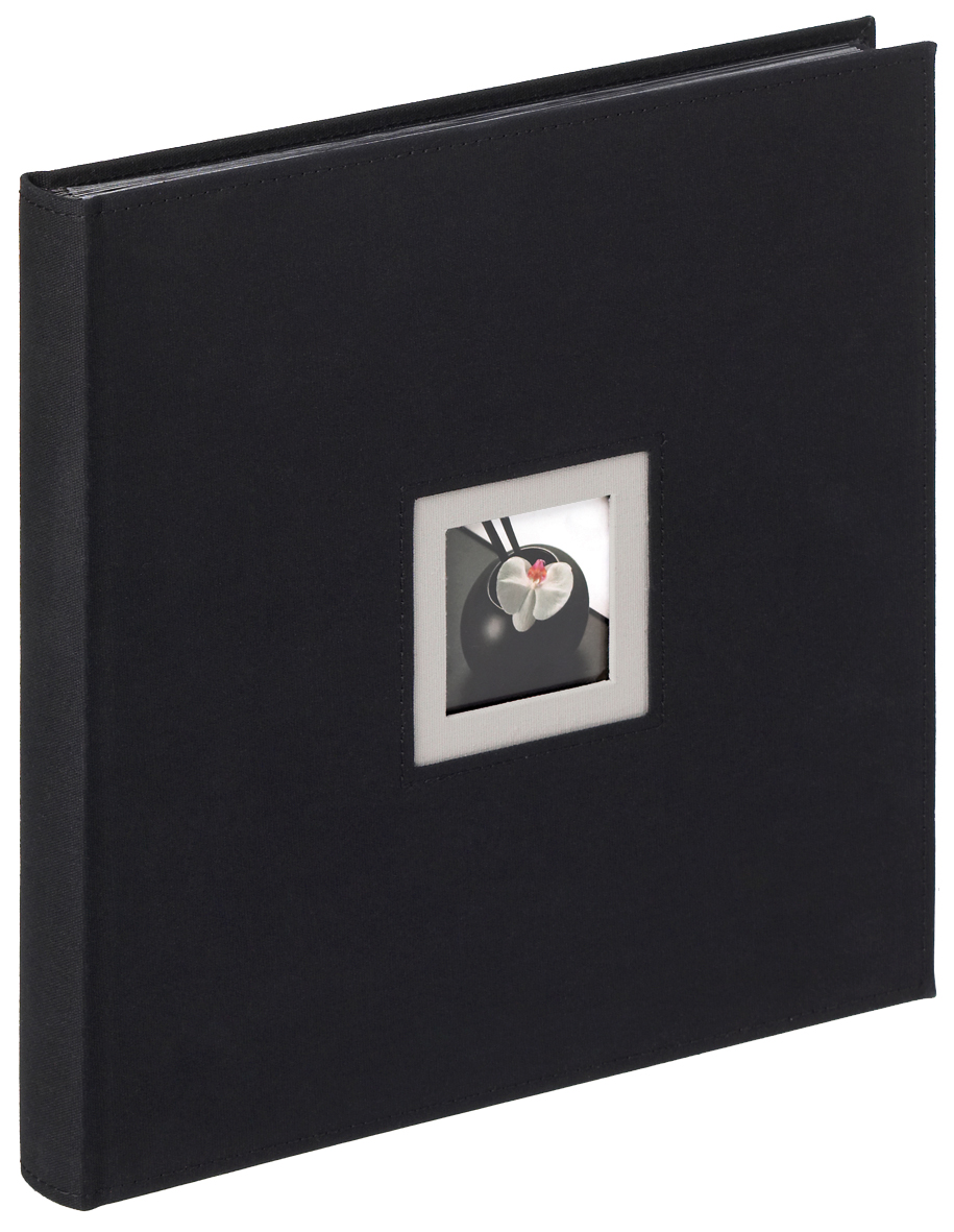 Walther Black & White Album Zwart - 30x30 cm (50 Zwarte zijden / 25 bladen)