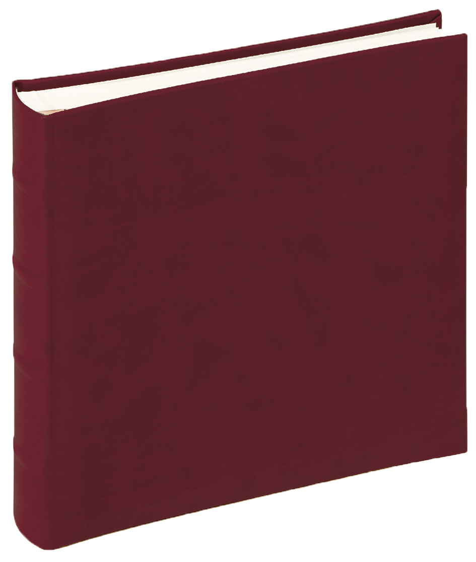 Walther Walther Fotoalbum Classic Rood - 26x25 cm (60 Witte zijden / 30 bladen)