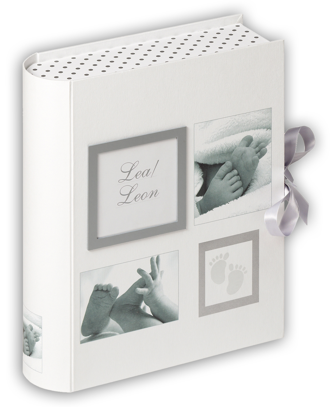 Product Image for Little Foot Babybox Grijs-wit